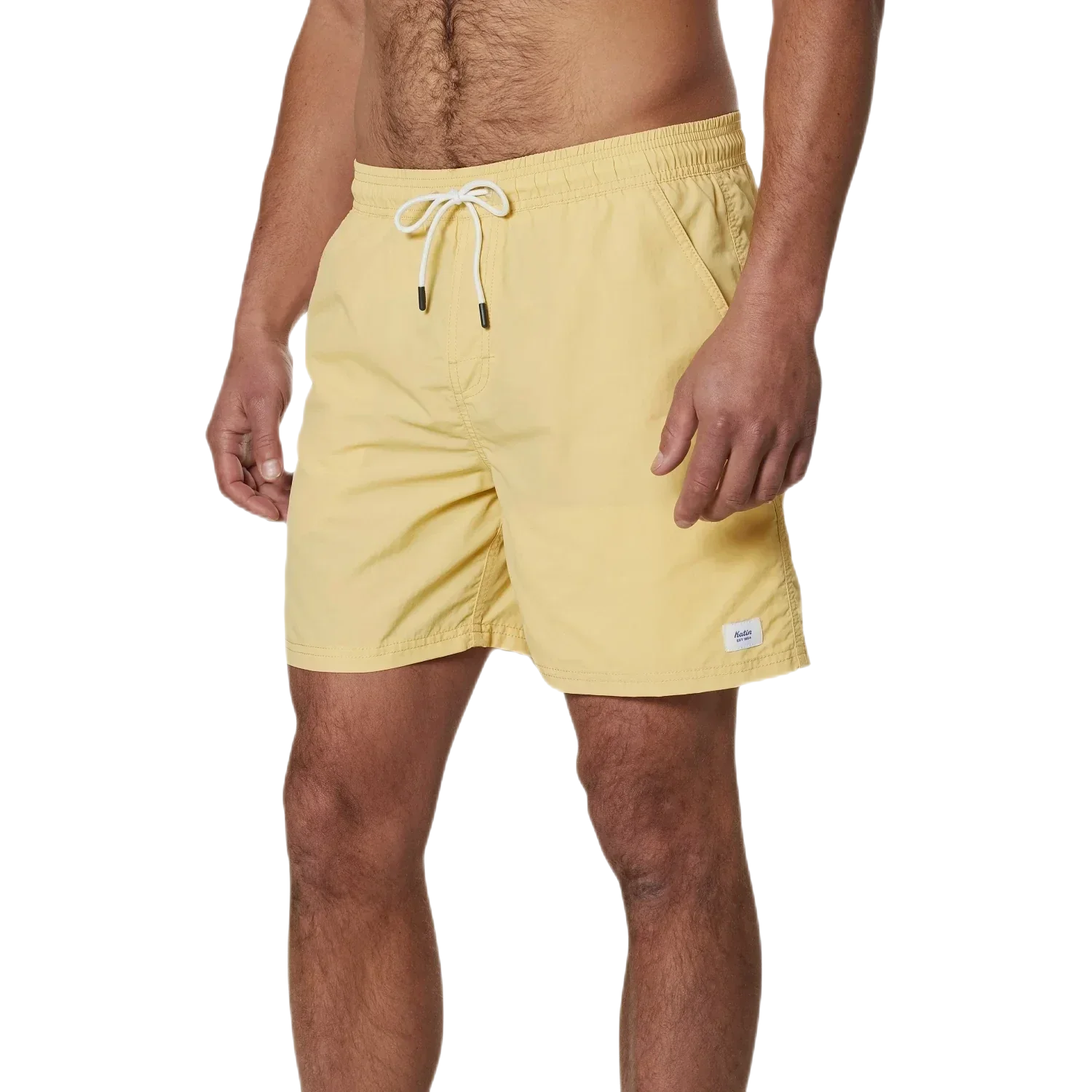 Katin 01. MENS APPAREL - MENS SHORTS - MENS SHORTS ACTIVE Men's Poolside Volley CORN CORN SILK