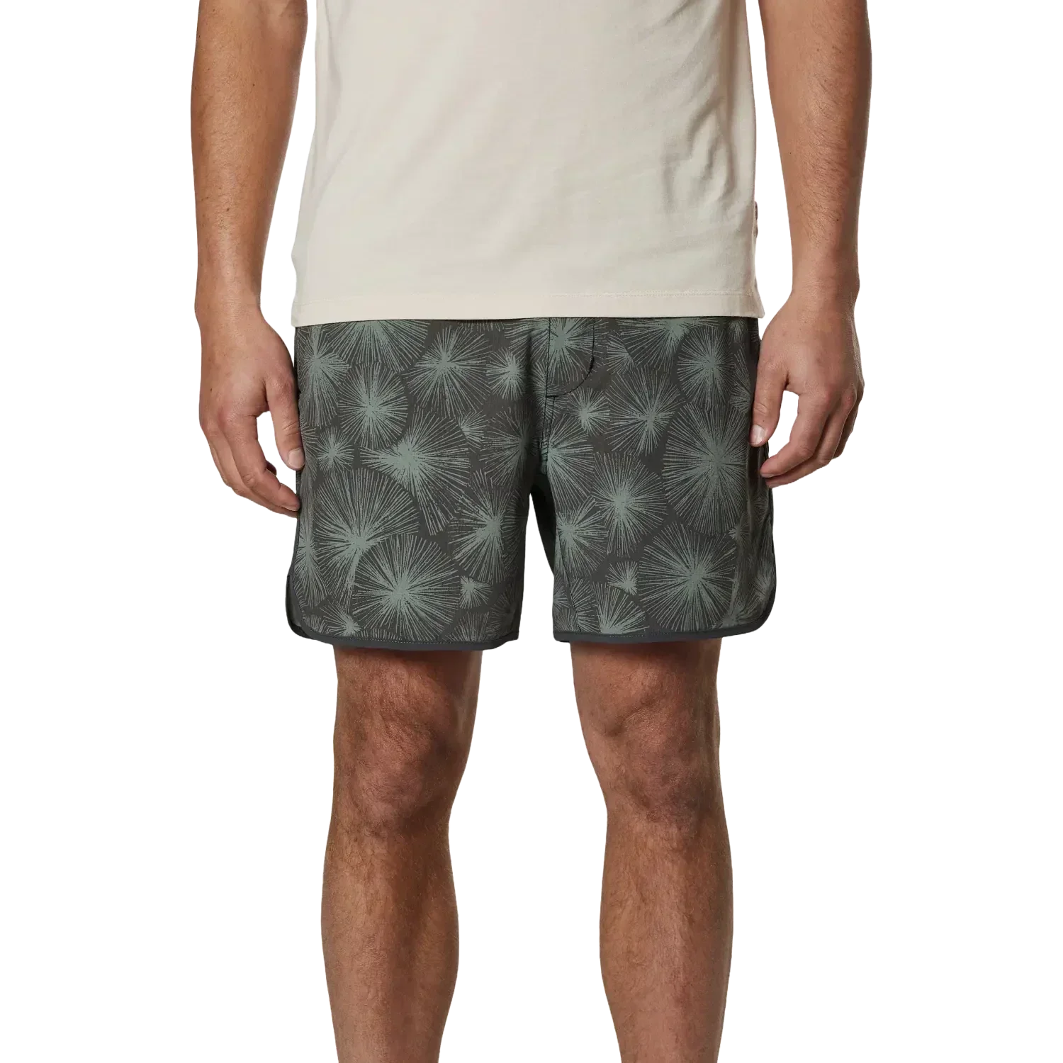 Katin 01. MENS APPAREL - MENS SHORTS - MENS SHORTS ACTIVE Men's Rover Short BKWS BLACK WASH URCHIN PRINT