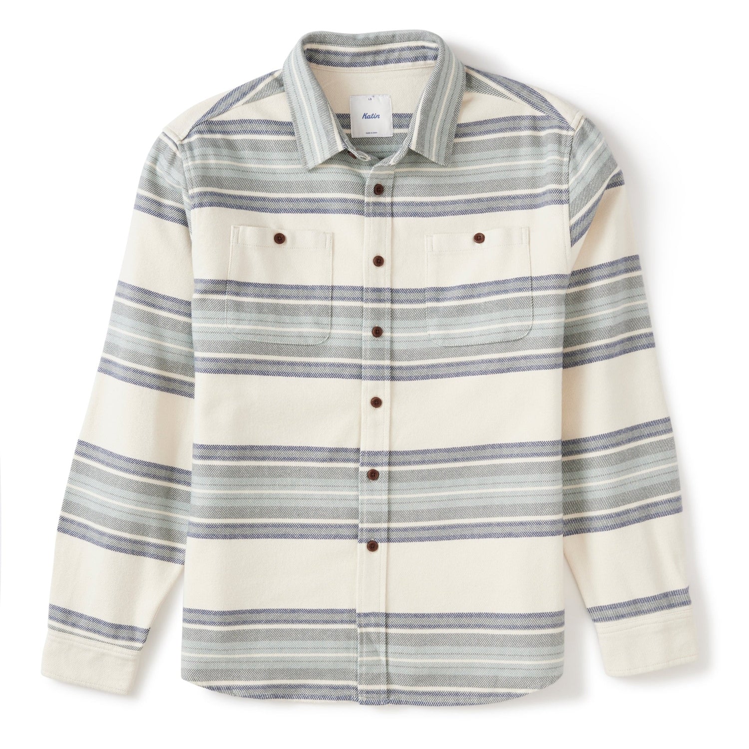 Katin 01. MENS APPAREL - MENS LS SHIRTS - MENS LS BUTTON UP Men's Sierra Flannel VGRY VAPOR GRAY