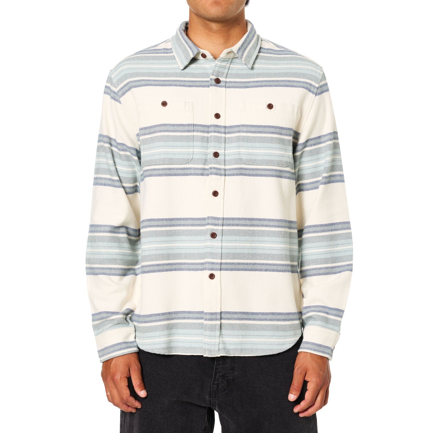 Katin 01. MENS APPAREL - MENS LS SHIRTS - MENS LS BUTTON UP Men's Sierra Flannel VGRY VAPOR GRAY