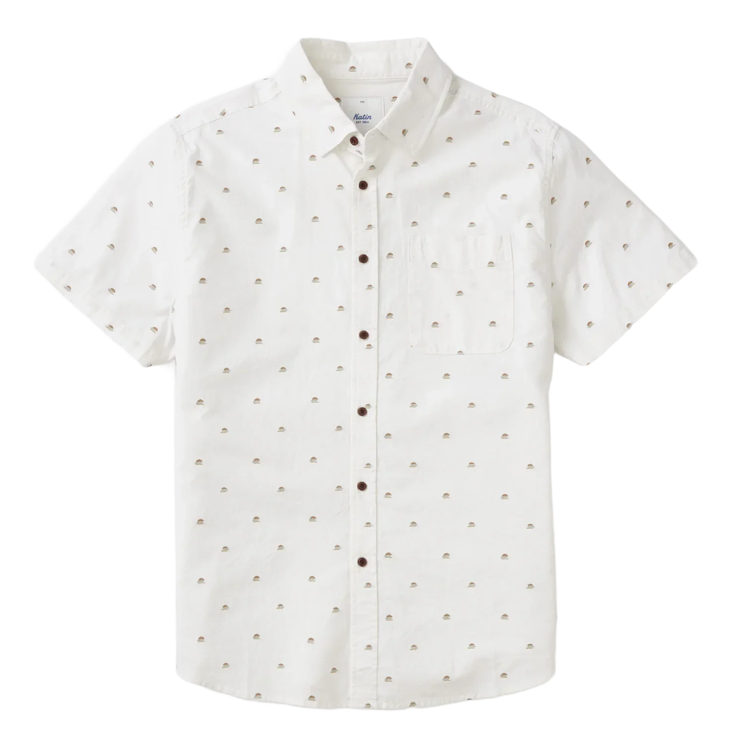 Katin 01. MENS APPAREL - MENS SS SHIRTS - MENS SS BUTTON UP Men's Sunset Shirt VWHT VINTAGE WHITE