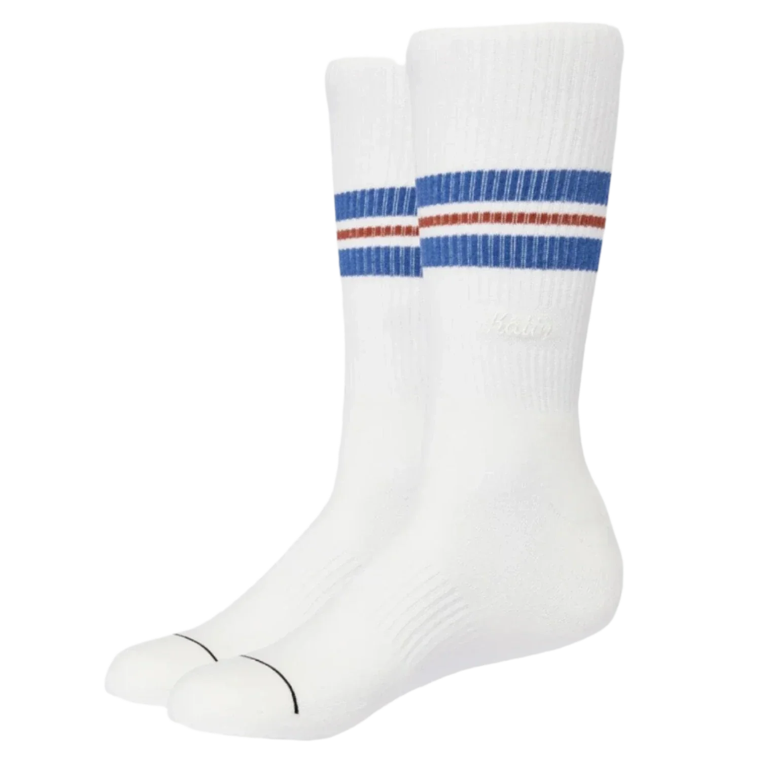 Katin 06. SOCKS - MENS SOCKS - MENS SOCKS CREW Stripe Sock OWBL OFF WHITE BLUE O S