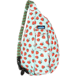 Kavu 09. PACKS|LUGGAGE - PACK|CASUAL - WAIST|SLING|MESSENGER|PURSE Rope Bag 1402 STRAWBERRY PATCH