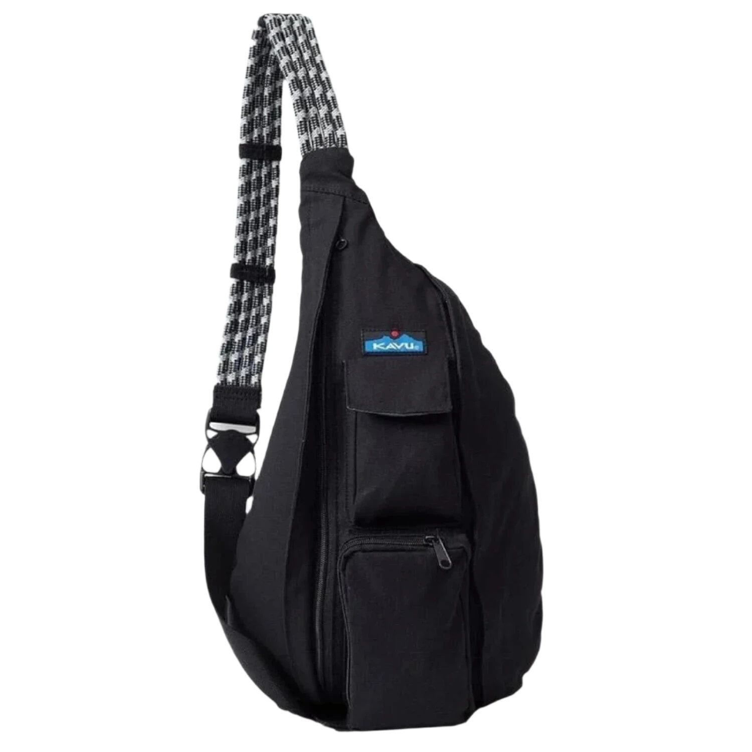 Kavu 09. PACKS|LUGGAGE - PACK|CASUAL - WAIST|SLING|MESSENGER|PURSE Rope Bag BLACK