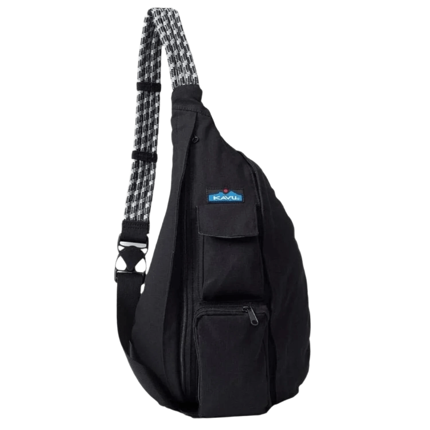 Kavu 09. PACKS|LUGGAGE - PACK|CASUAL - WAIST|SLING|MESSENGER|PURSE Rope Bag BLACK