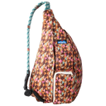 Kavu 09. PACKS|LUGGAGE - PACK|CASUAL - WAIST|SLING|MESSENGER|PURSE Rope Bag JUMBLE DASH