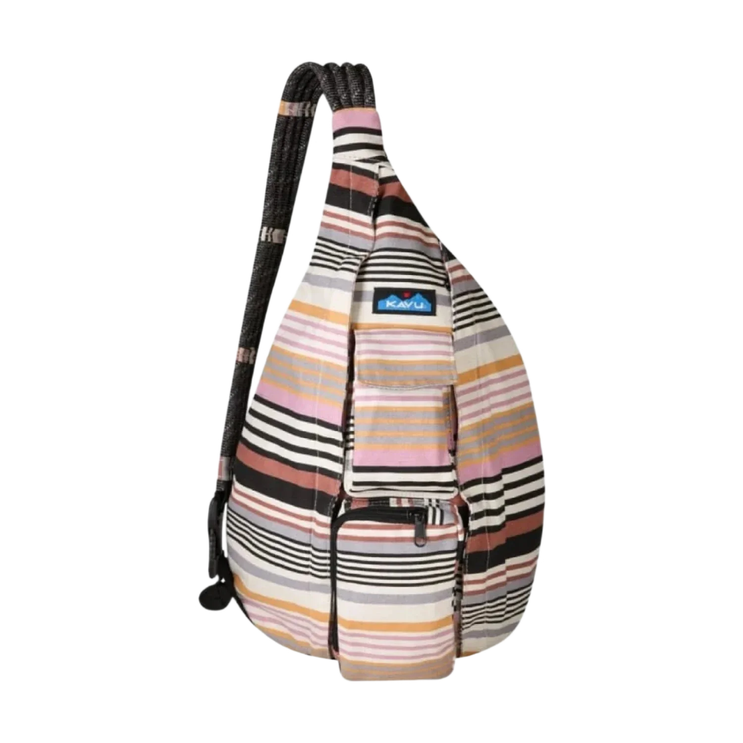 Kavu 09. PACKS|LUGGAGE - PACK|CASUAL - WAIST|SLING|MESSENGER|PURSE Rope Bag SPRINGTIME STRIPE