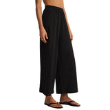 Z Supply 02. WOMENS APPAREL - WOMENS PANTS - WOMENS PANTS CASUAL Women's Scout Textured Slub Pant BLK BLACK (S26)