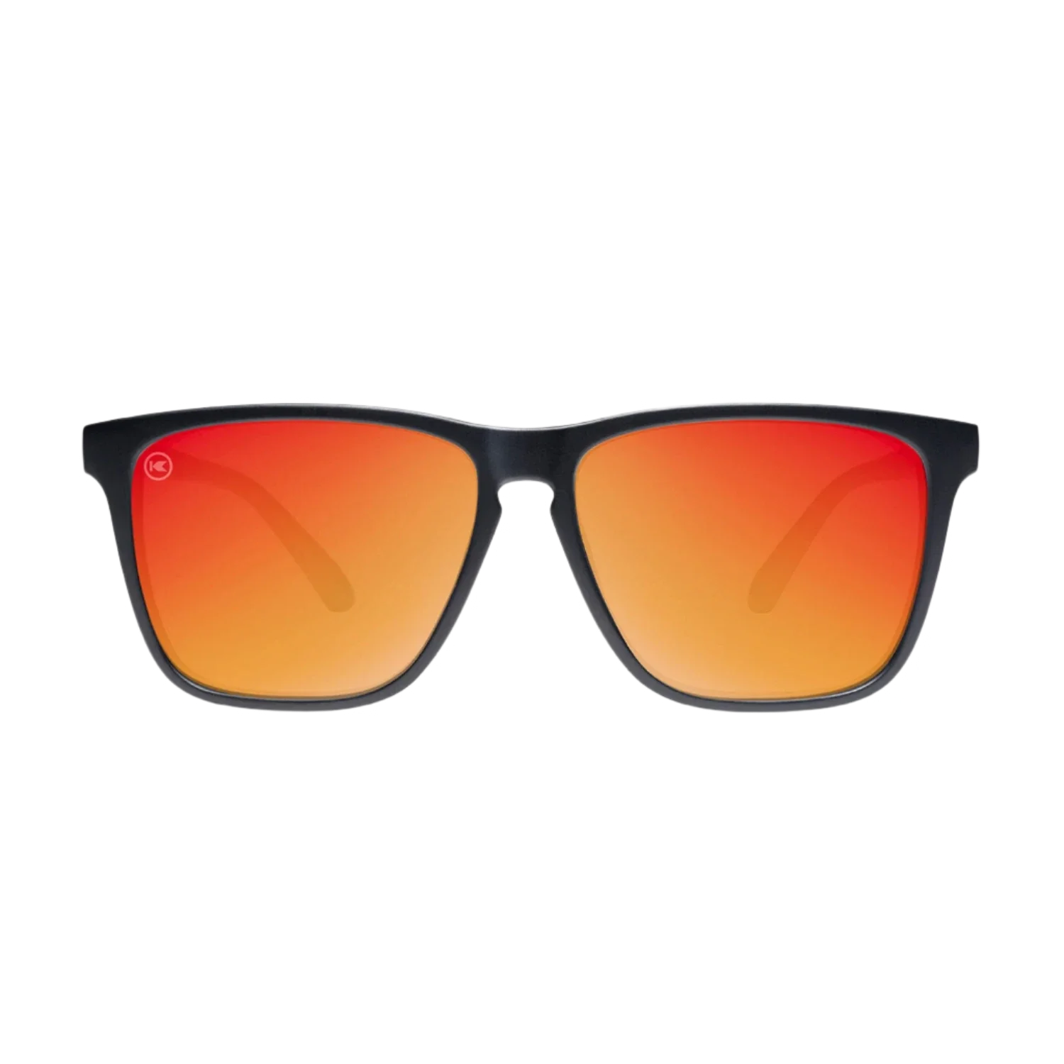 Knockaround 07. EYEWEAR - SUNGLASSES - SUNGLASSES Fast Lanes MATTE BLACK | RED SUNSET