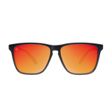 Knockaround 07. EYEWEAR - SUNGLASSES - SUNGLASSES Fast Lanes MATTE BLACK | RED SUNSET