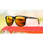 Knockaround 07. EYEWEAR - SUNGLASSES - SUNGLASSES Fast Lanes MATTE BLACK | RED SUNSET