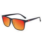 Knockaround 07. EYEWEAR - SUNGLASSES - SUNGLASSES Fast Lanes MATTE BLACK | RED SUNSET