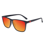 Knockaround 07. EYEWEAR - SUNGLASSES - SUNGLASSES Fast Lanes MATTE BLACK | RED SUNSET