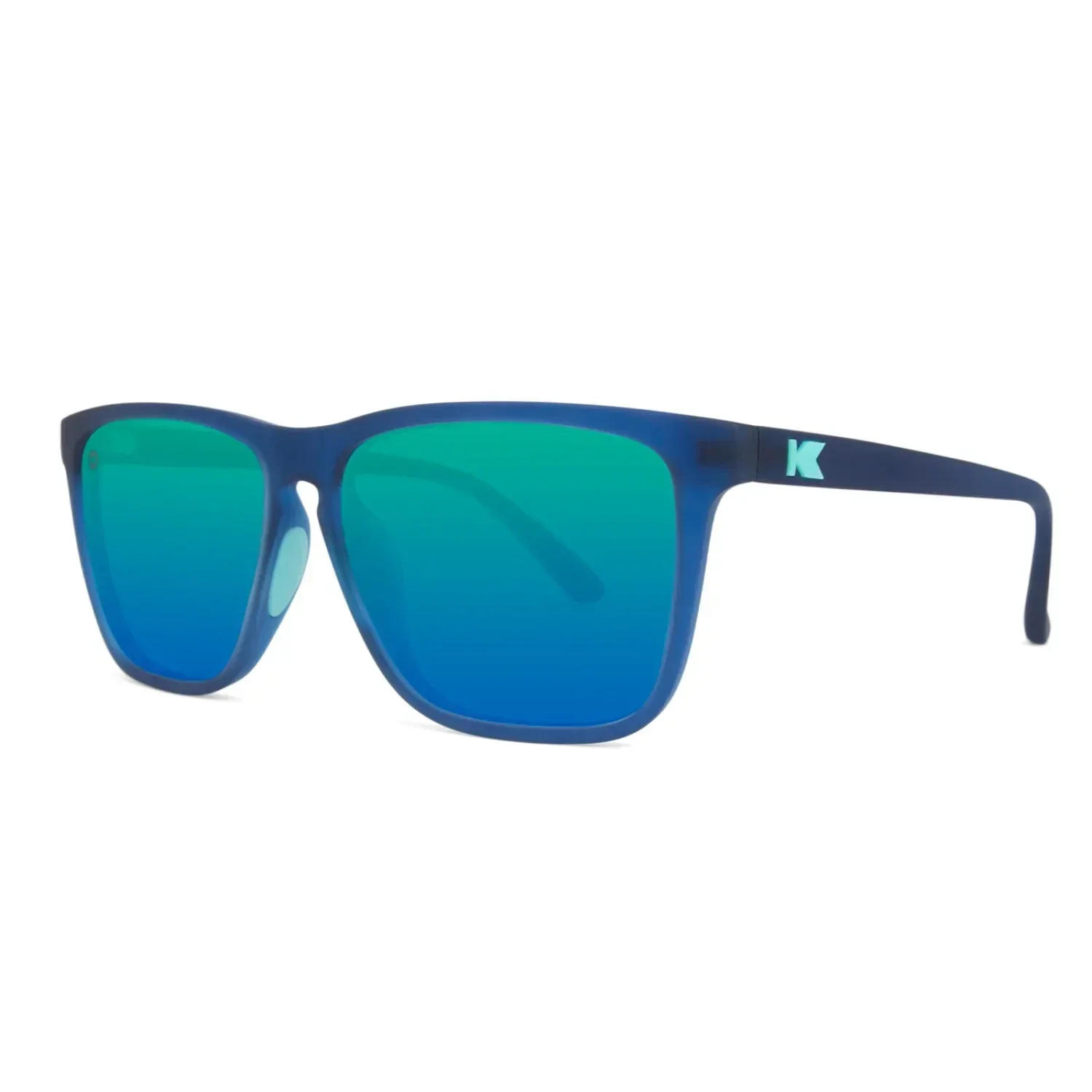 Knockaround 07. EYEWEAR - SUNGLASSES - SUNGLASSES Fast Lanes Sport RUBBERIZED NAVY | MINT