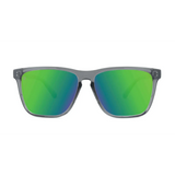 Knockaround 07. EYEWEAR - SUNGLASSES - SUNGLASSES Fast Lanes Sport CLEAR GREY | GREEN MOONSHINE