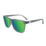 Knockaround 07. EYEWEAR - SUNGLASSES - SUNGLASSES Fast Lanes Sport CLEAR GREY | GREEN MOONSHINE