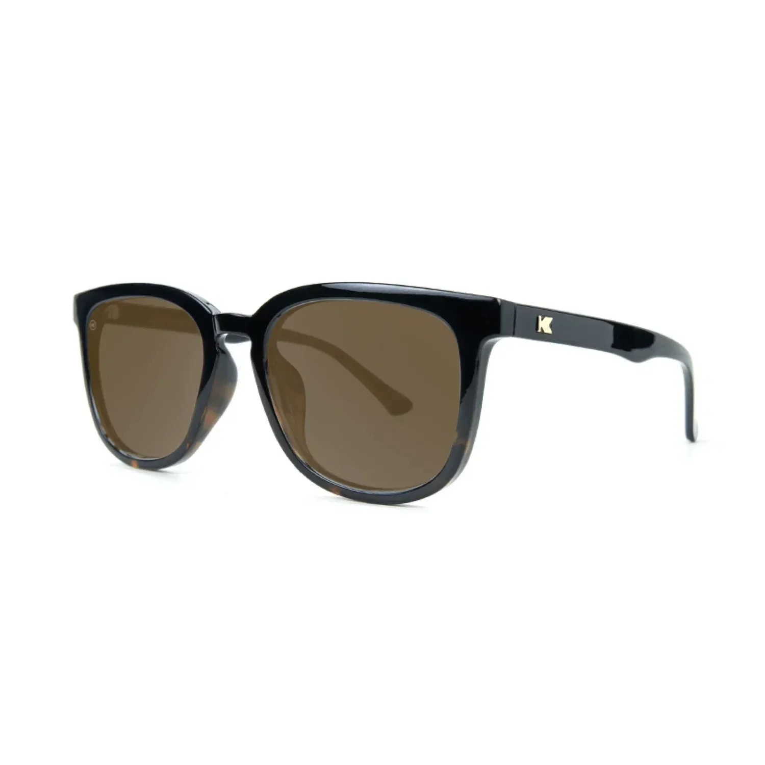 Knockaround 07. EYEWEAR - SUNGLASSES - SUNGLASSES Paso Robles BLACK|TORTOISE SHELL FADE | AMBER