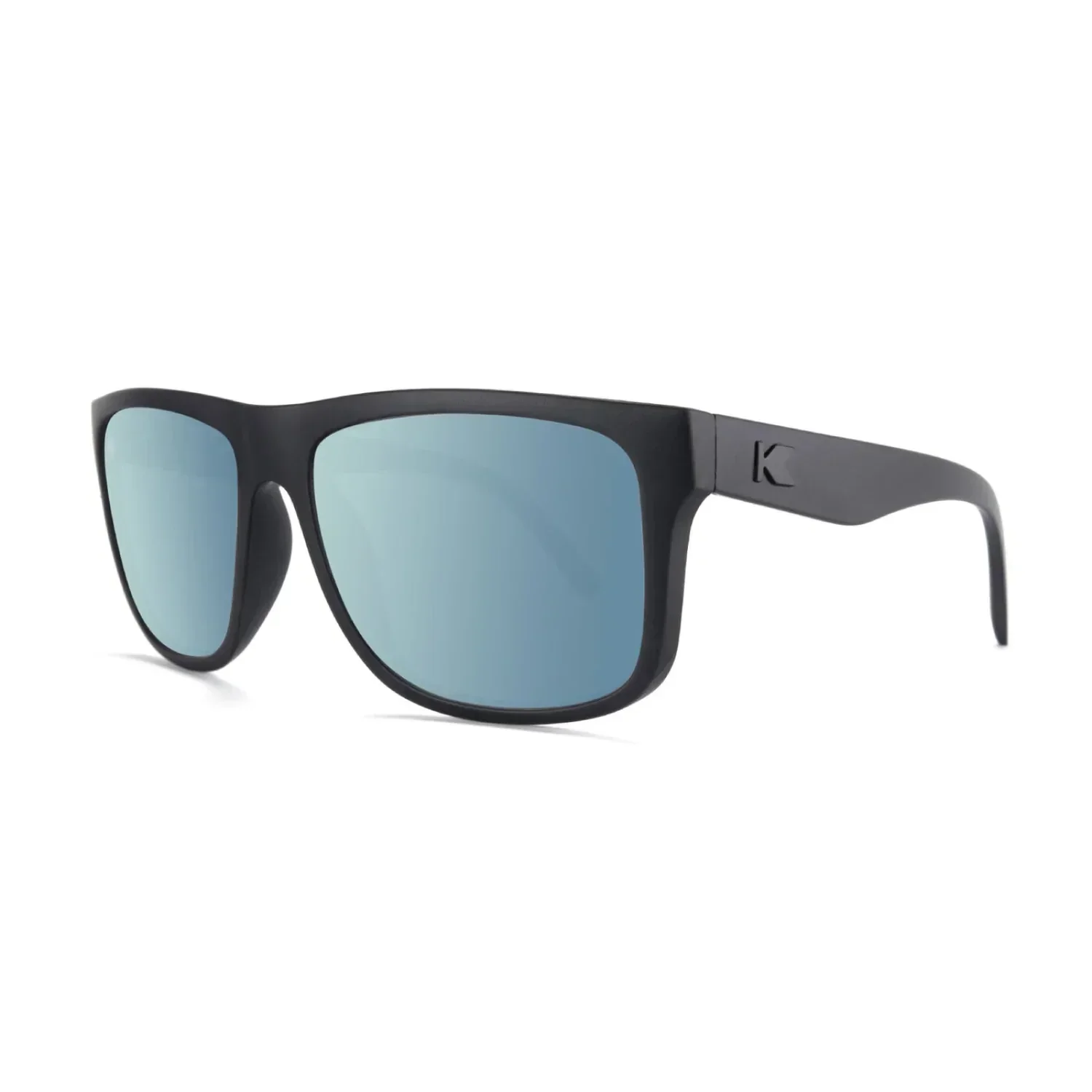 Knockaround 07. EYEWEAR - SUNGLASSES - SUNGLASSES Torrey Pines MATTE BLACK ON BLACK | SKY BLUE