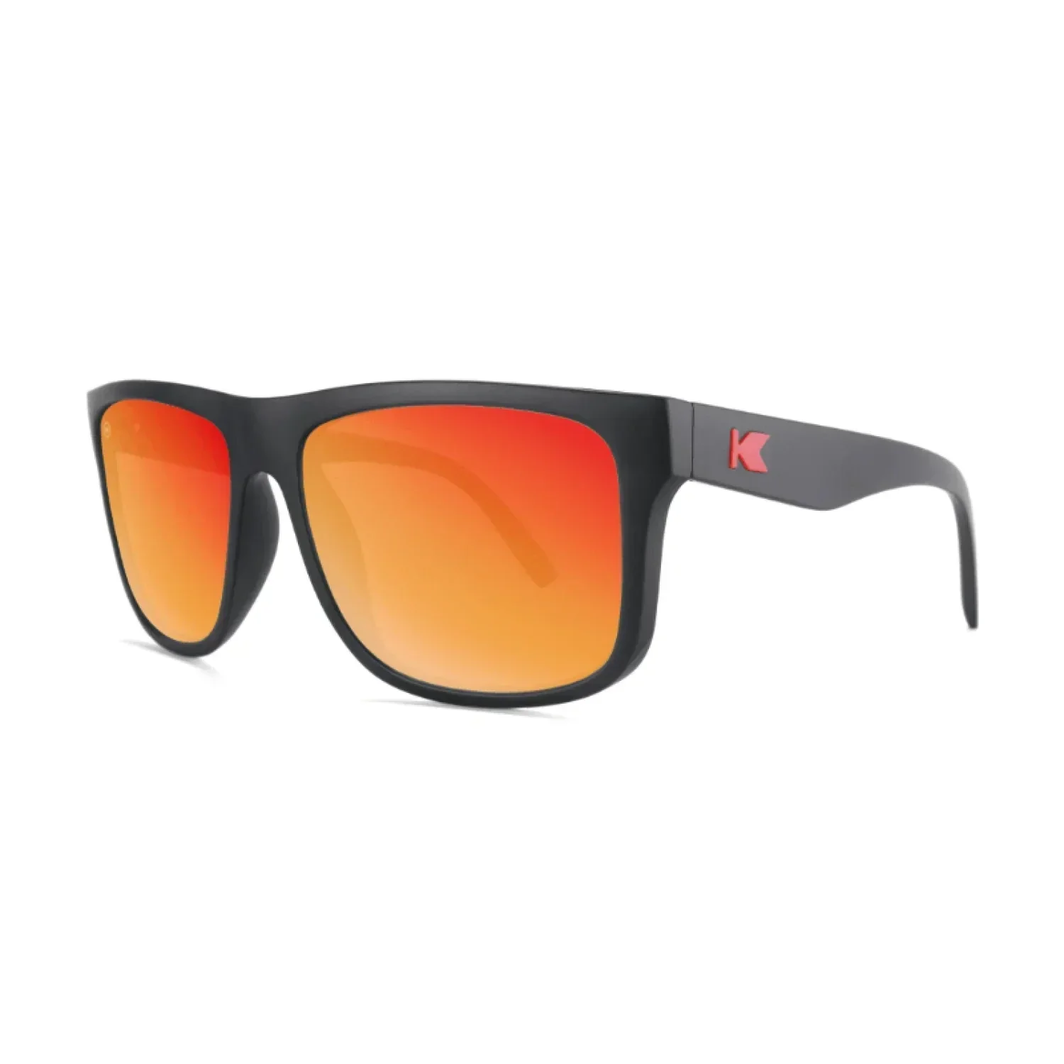 Knockaround 07. EYEWEAR - SUNGLASSES - SUNGLASSES Torrey Pines MATTE BLACK | RED SUNSET