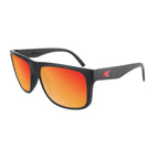 Torrey Pines Knockaround - MATTE BLACK | RED SUNSET