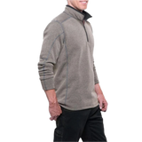 KUHL 01. MENS APPAREL - MENS HOODIES|SWEATERS - MENS PO Q ZIP Men's Revel 1/4 Zip Fleece Pullover OAT OATMEAL