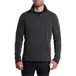 KUHL 01. MENS APPAREL - MENS HOODIES|SWEATERS - MENS PO Q ZIP Men's Revel 1/4 Zip Fleece Pullover STL STEEL