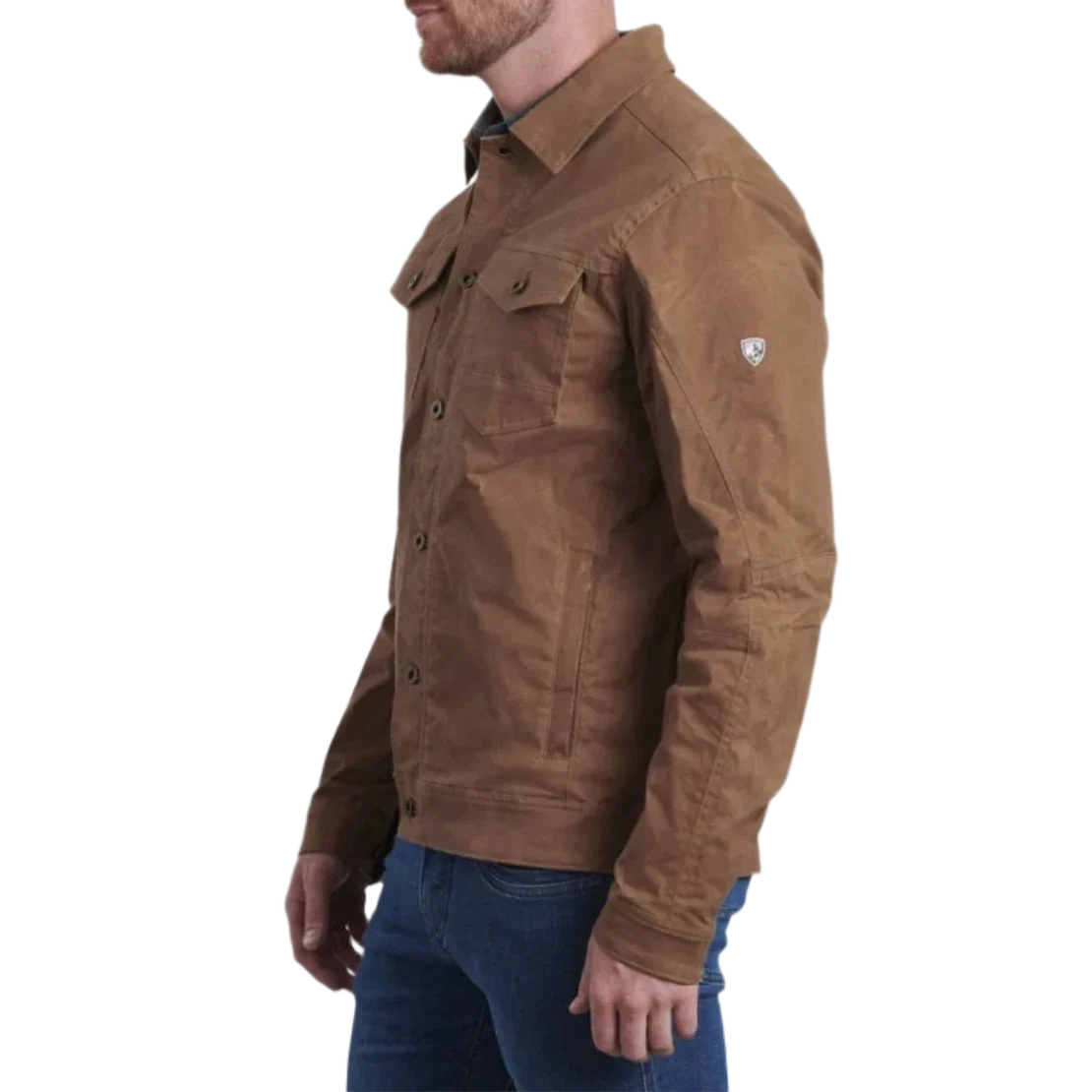 KUHL 01. MENS APPAREL - MENS JACKETS - MENS JACKETS CASUAL Men's The Outlaw Waxed jacket GRAI GRAIN