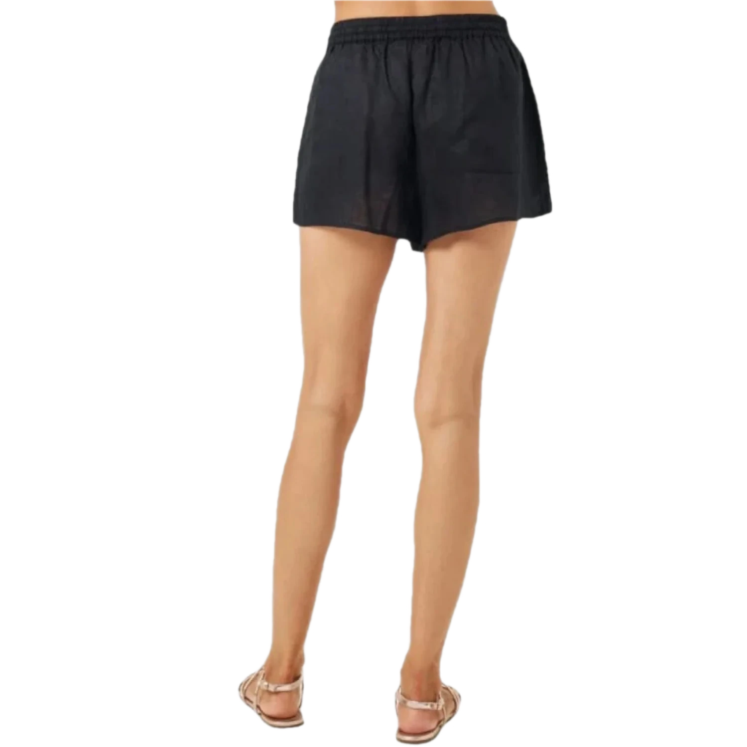 L*SPACE 02. WOMENS APPAREL - WOMENS SHORTS - WOMENS SHORTS CASUAL Women's Rio Short BLK BLACK