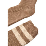 Le Bon Shoppe 06. SOCKS - WOMENS SOCKS - WOMENS SOCKS GIFT Cottage Varsity Socks FLAX VARSITY