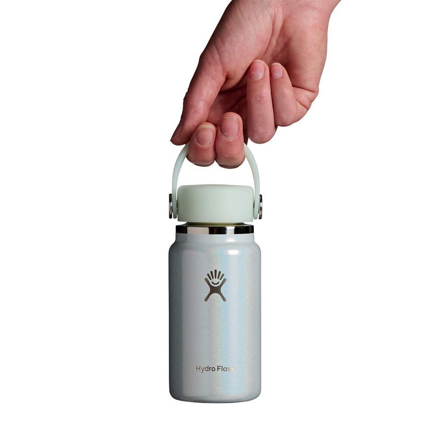 Hydro Flask 08. DRINKWARE - DRINK ACCESS - DRINK ACCESS Micro Hydro Mini Bottle GLIMMER BLUE