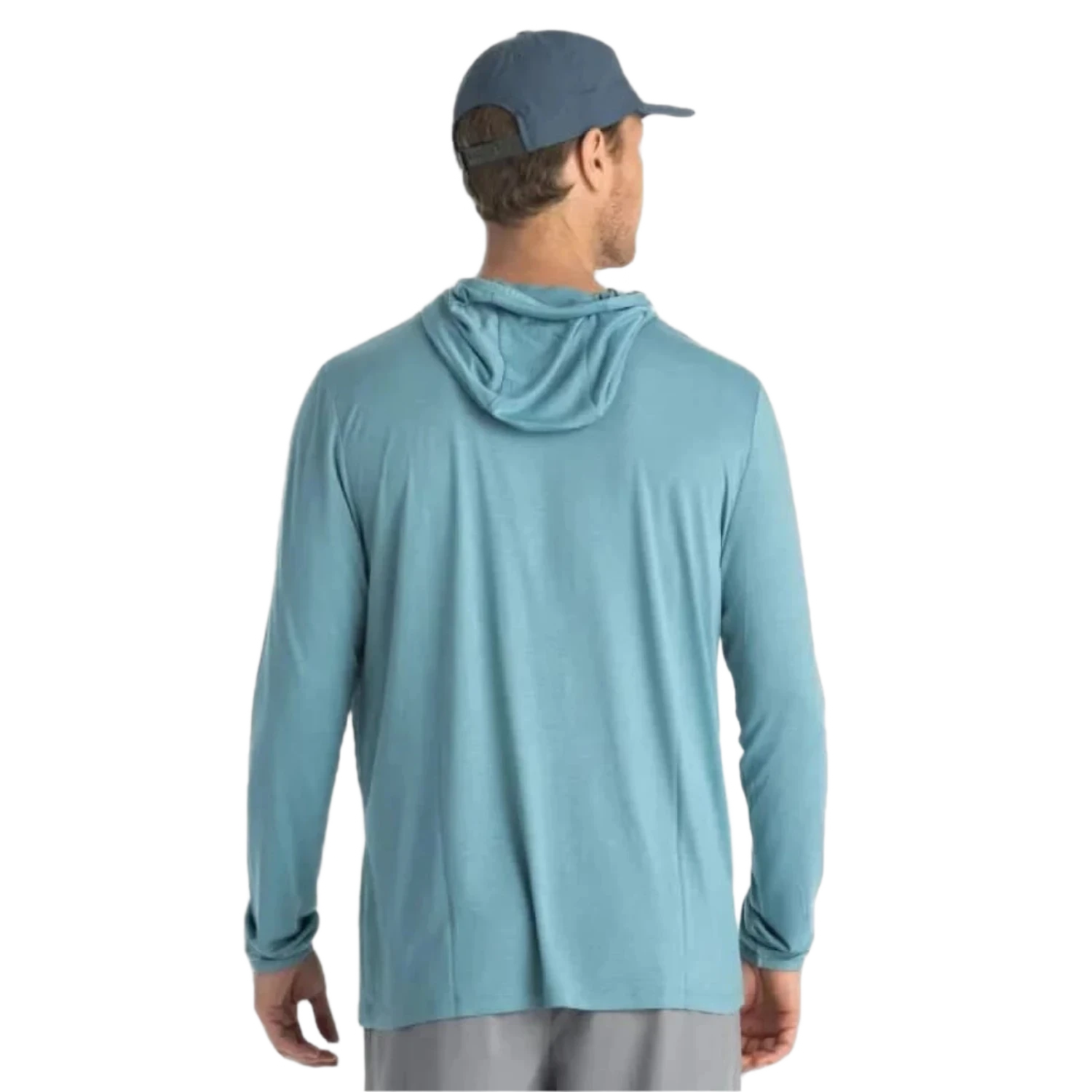 Free Fly Apparel 01. MENS APPAREL - MENS LS SHIRTS - MENS LS HOODY Men's Bamboo Lightweight Hoodie CLEARWATER