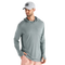 Free Fly Apparel 01. MENS APPAREL - MENS LS SHIRTS - MENS LS HOODY Men's Bamboo Lightweight Hoody SLATE