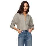 Women’s River Plaid Button Up Z Supply - EMC EMERALD COVE