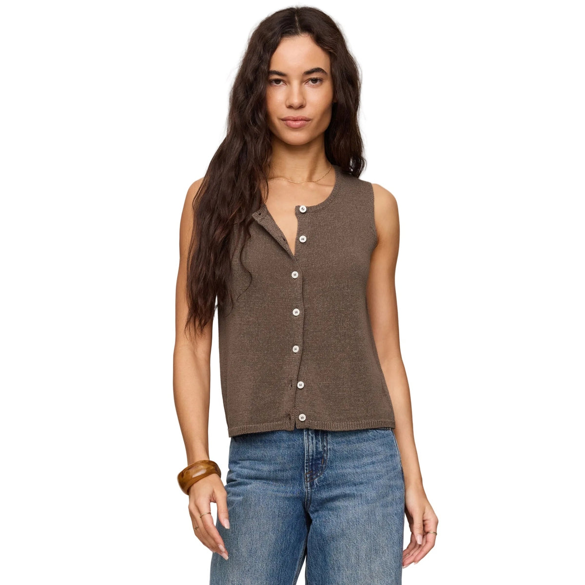 Women’s Syd Sweater Vest Z Supply - PBC PEBBLE COAST / XS