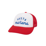 Hasta Manana Foam Trucker Mañana - RED/WHITE