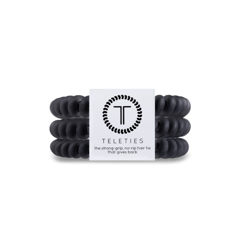 Teleties GIFTS|ACCESSORIES - WOMENS ACCESSORIES - WOMENS HAIR ACCESSORIES Small Teleties MATTE BLACK