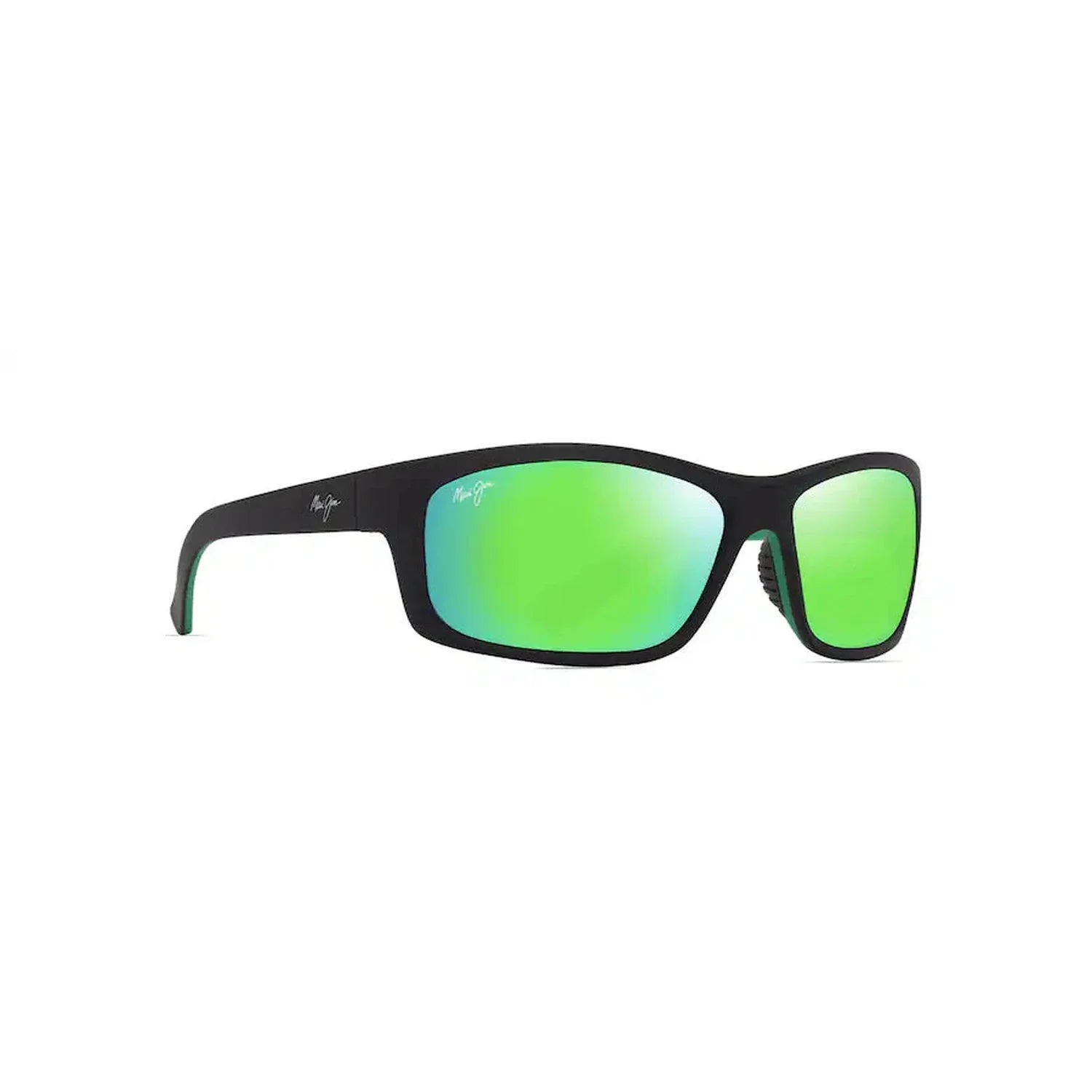 Kanaio Coast Maui Jim - MATTE BLACK/GREEN / MAUIGREEN