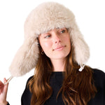 MER-SEA 11. HATS - HATS WINTER - HATS WINTER Women's Cozy Cabin Faux Fur Hat OATMEAL|OATMEAL OS
