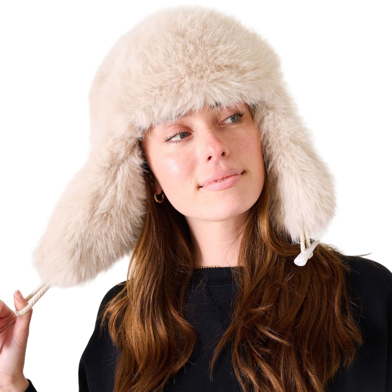 MER-SEA 11. HATS - HATS WINTER - HATS WINTER Women's Cozy Cabin Faux Fur Hat OATMEAL|OATMEAL OS