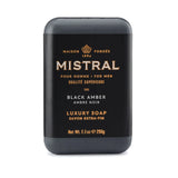 MISTRAL 10. GIFTS|ACCESSORIES - GIFT - BEAUTY|GROOMING Luxury Bar Soap BLACK AMBER