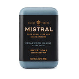MISTRAL 10. GIFTS|ACCESSORIES - GIFT - BEAUTY|GROOMING Luxury Bar Soap CEDARWOOD MARINE