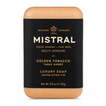 MISTRAL 10. GIFTS|ACCESSORIES - GIFT - BEAUTY|GROOMING Luxury Bar Soap GOLDEN TOBACCO