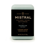 MISTRAL 10. GIFTS|ACCESSORIES - GIFT - BEAUTY|GROOMING Luxury Bar Soap SALTED GIN