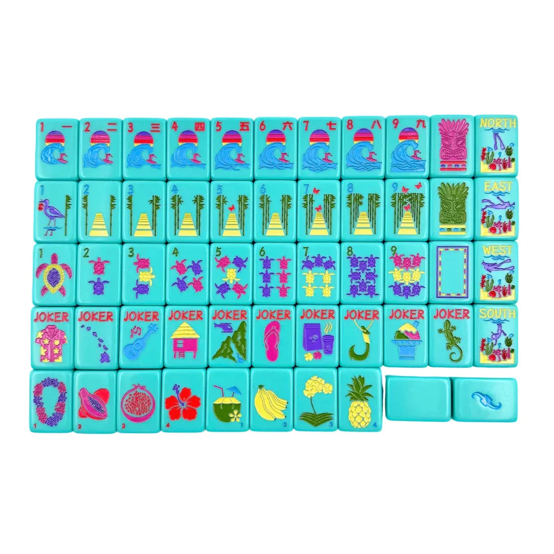 Mahjong Tile Set My Fair - THE HAWAII SET