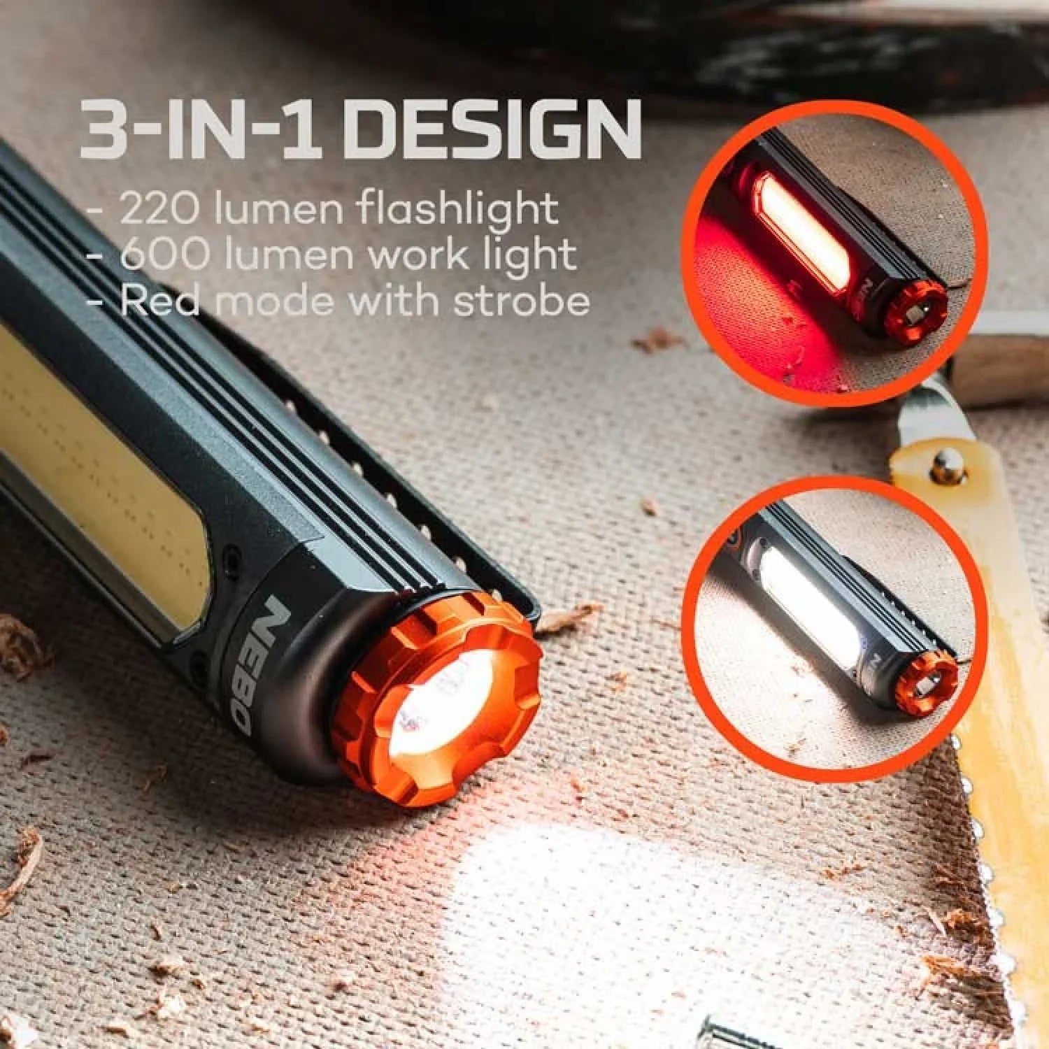 Big Larry 600 Rechargeable Work Light Big Larry 600 Rechargeable Work Light