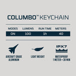 NEBO 12. HARDGOODS - CAMP|HIKE|TRAVEL - LIGHTING Columbo Keychain