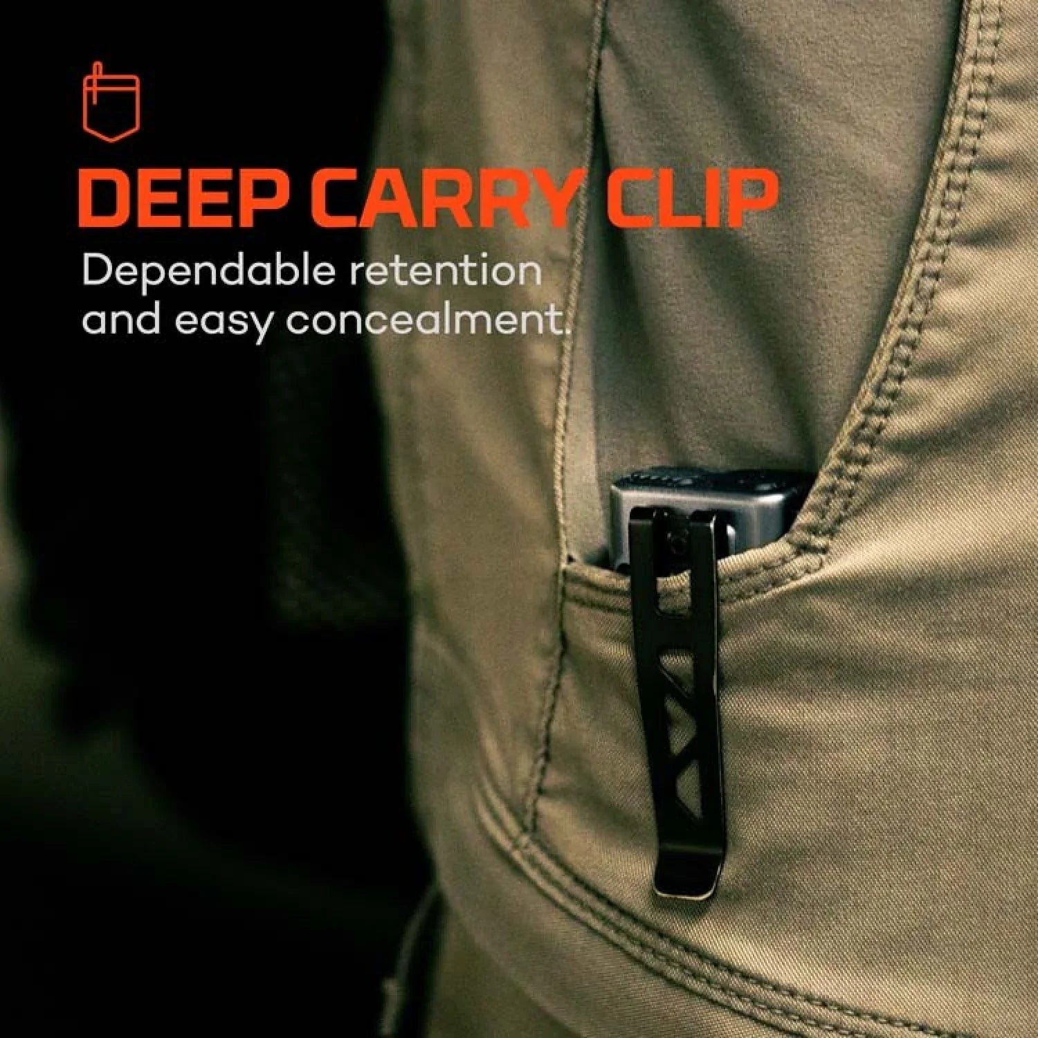 nebo clip on flashlight NEBO Edge 2K Tactical Flashlight
