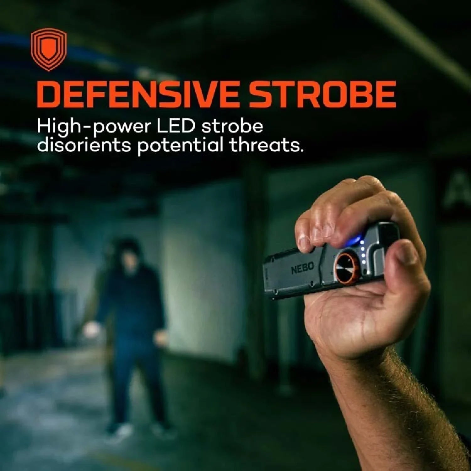 nebo flashlight defense NEBO Edge 2K Tactical Flashlight