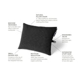 NEMO 12. HARDGOODS - SLEEPING PADS - SLEEPING PADS PILLOW Fillo Elite Ultralight Backpacking Pillow MIDNIGHT GRAY