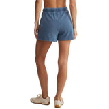 Z Supply 02. WOMENS APPAREL - WOMENS SHORTS - WOMENS SHORTS CASUAL Women's Hunter Knit Denim Short CYI CALYPSO BLUE INDIGO